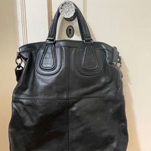 Givenchy Black Leather Tote Bag